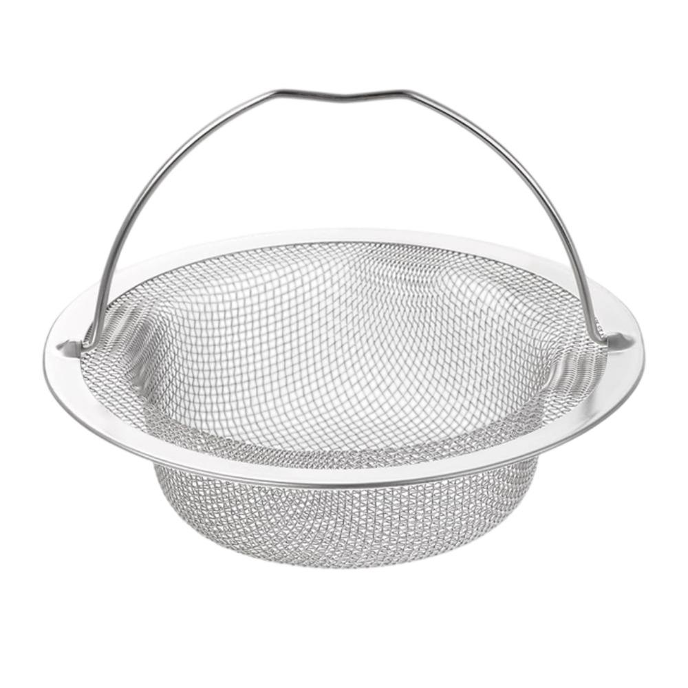 

1/2/3-Piece 4.4 Diameter Strainer Basket Stainless Steel Sink Stopper Sink Strainer Kitchen 1 PCS