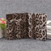 Fashion Leopard Print Passport Holder with Bandage Passport Covers Built-in RFID Shielding Passport Holders Travel Accessories