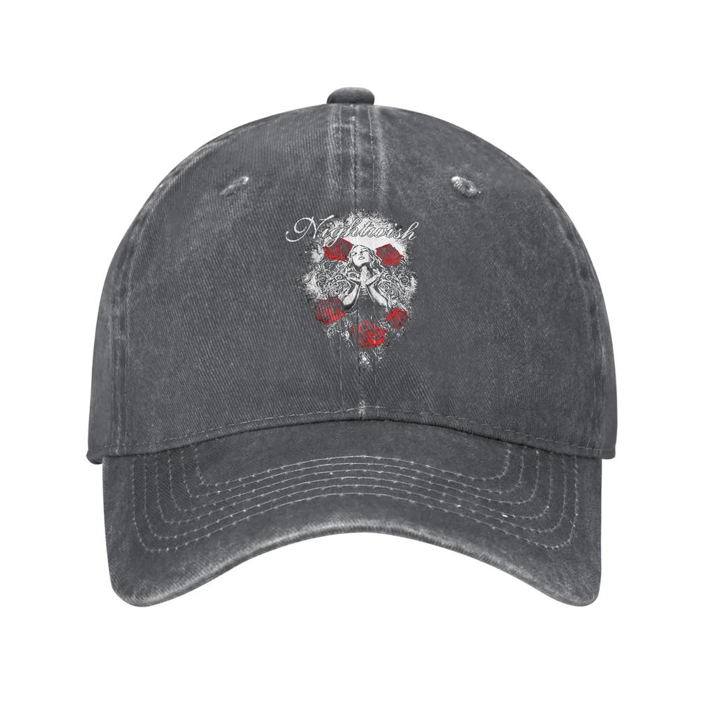 Nightwish Band Sun Baseball Cap Women Men Custom DIY Trucker Hat Summer Street Style Outdoor Sports Sun-Proof Baseball Caps