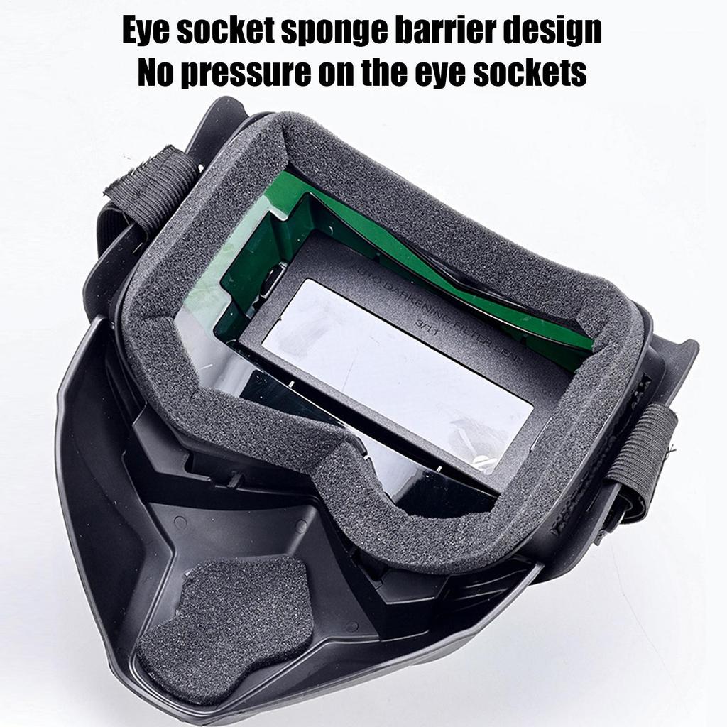 Auto Darkening Welding Helmet 3 Lighting Adjustable Soldar Hood Protector Welding Mask Breathable Welding Protector Welder