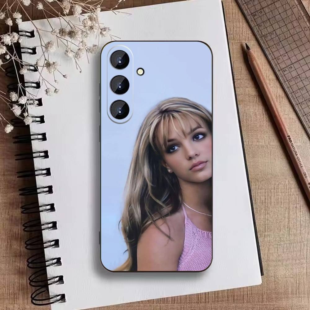 J-Singer B-Britney Spears Phone Case For Samsung Galaxy A73,21,22,32,71,53,52,51,80,5G Soft Black Cover