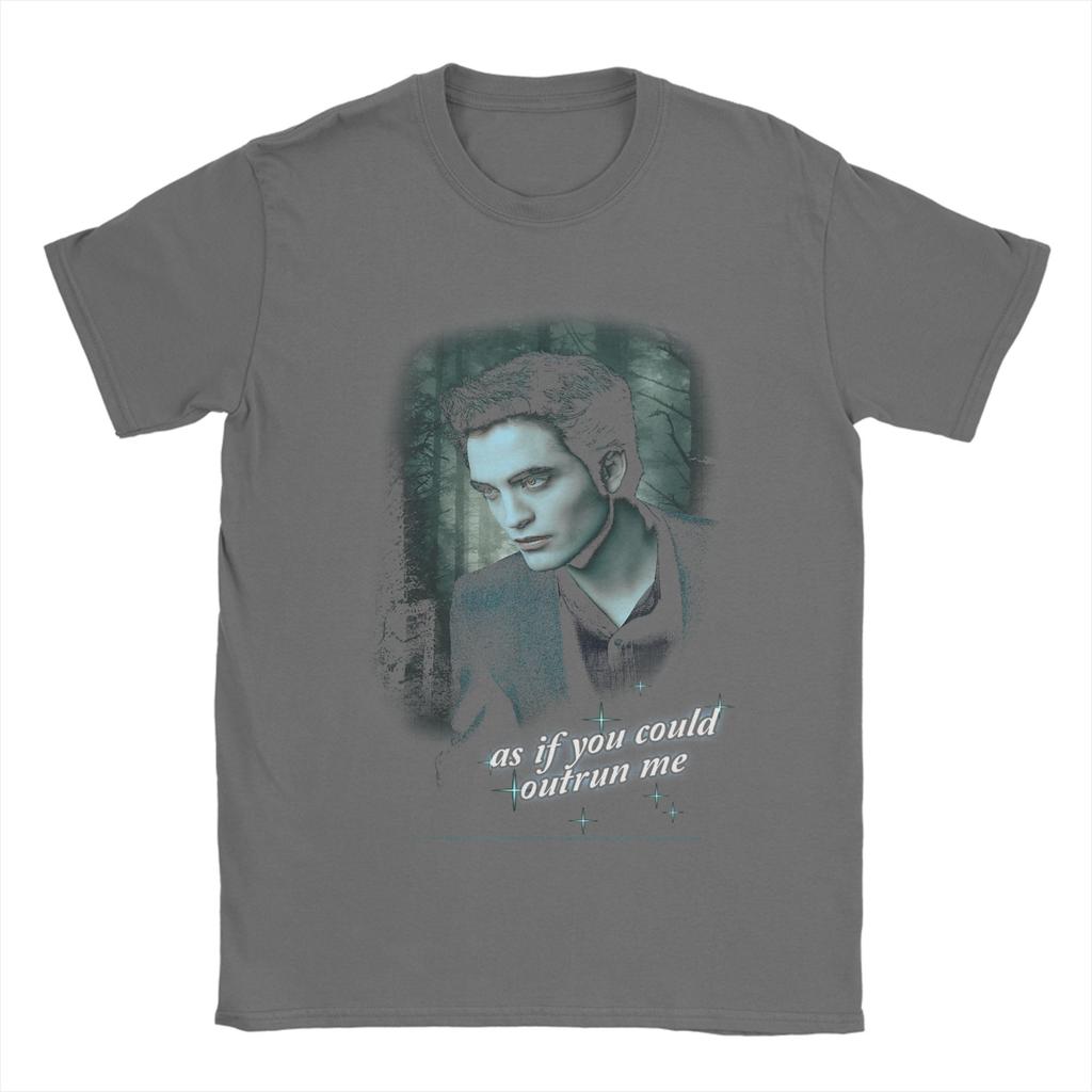 Twilight Edward As If You Could Outrun Me Forest Scene Movie TShirt Summer T Shirts Cotton Harajuku Tee Shirt For Unisex Tees
