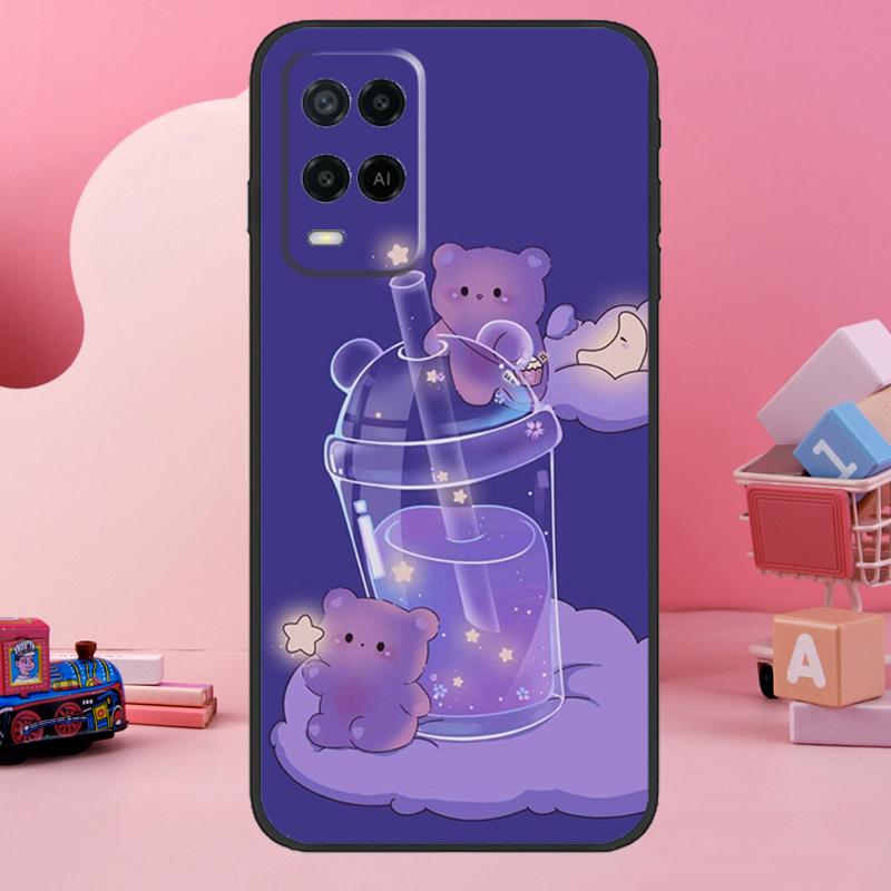 Purple aesthetic Case For Oppo A78 A38 A18 A98 A58 A60 A80 A40 A96 A76 A16 A94 A74 A54 A15 A17 A57 A77 A5 Pro
