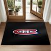 Montreal Canadiens Design Crystal Velvet Rug Soft Decorative Mat for Bedroom Entrance