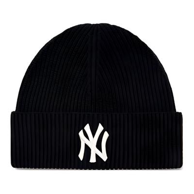 MLB Cotton Beanies Unisex Black Fashion 3ABN0212N-50BKS