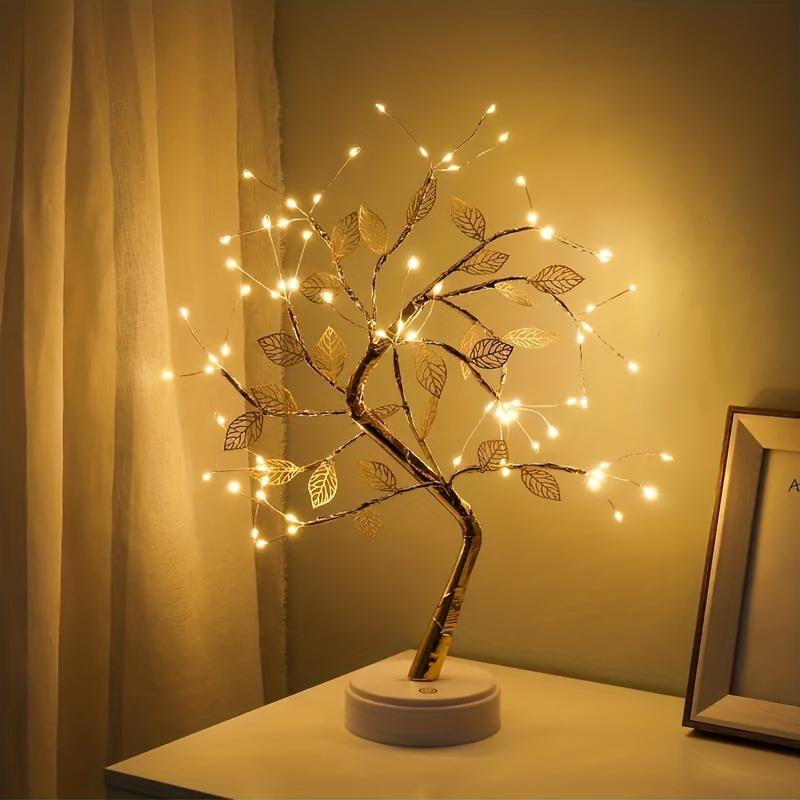 1PC Desktop Bonsai Branch Light, 72 LED Cord Lights with Touch Switch, for Bedroom, Desktop