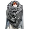 Womens Scarves Blanket Scarf for Mother Winter Travel Chunky Warm Wrap Button Soft Shawl Scarves Cold Weather Supplies