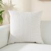 1pc thick striped pillowcase cotton linen geometric cushion cover 45*45 50*50 simple throw pillow cover for sofa livingroom