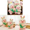 Cartoon Dinosaur Pig Plush Doll With Pp Cotton Filling For Birthday Gifts And Kids