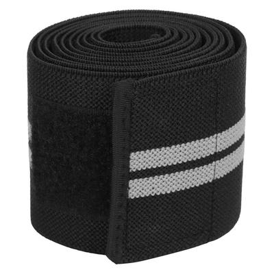 Sportovní návleky na kolena Kompresní elastické návleky na kolena Ortézy Popruhy pro vzpírání Černá Šedá