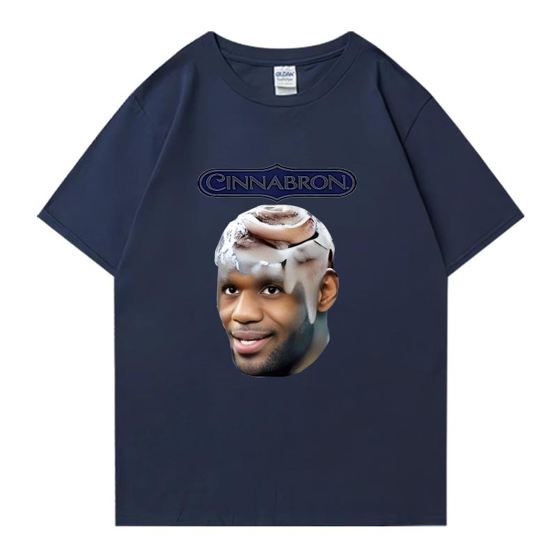 2025 Summer Fashion Cinnabron Graphics Funny Printed Oversized t-shirt Cotton Men Women short sleeve t-shirts Unisex clothing