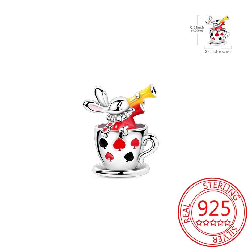 

New Copper Cute Animals Charm Love Pet Cat Claw Beads Heart Pink Zircon Hollow-Carved Diy Original Bracelet For Women Gift