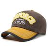 New European and American washed denim baseball cap embroidered letters old style cap outdoor casual retro sun hat