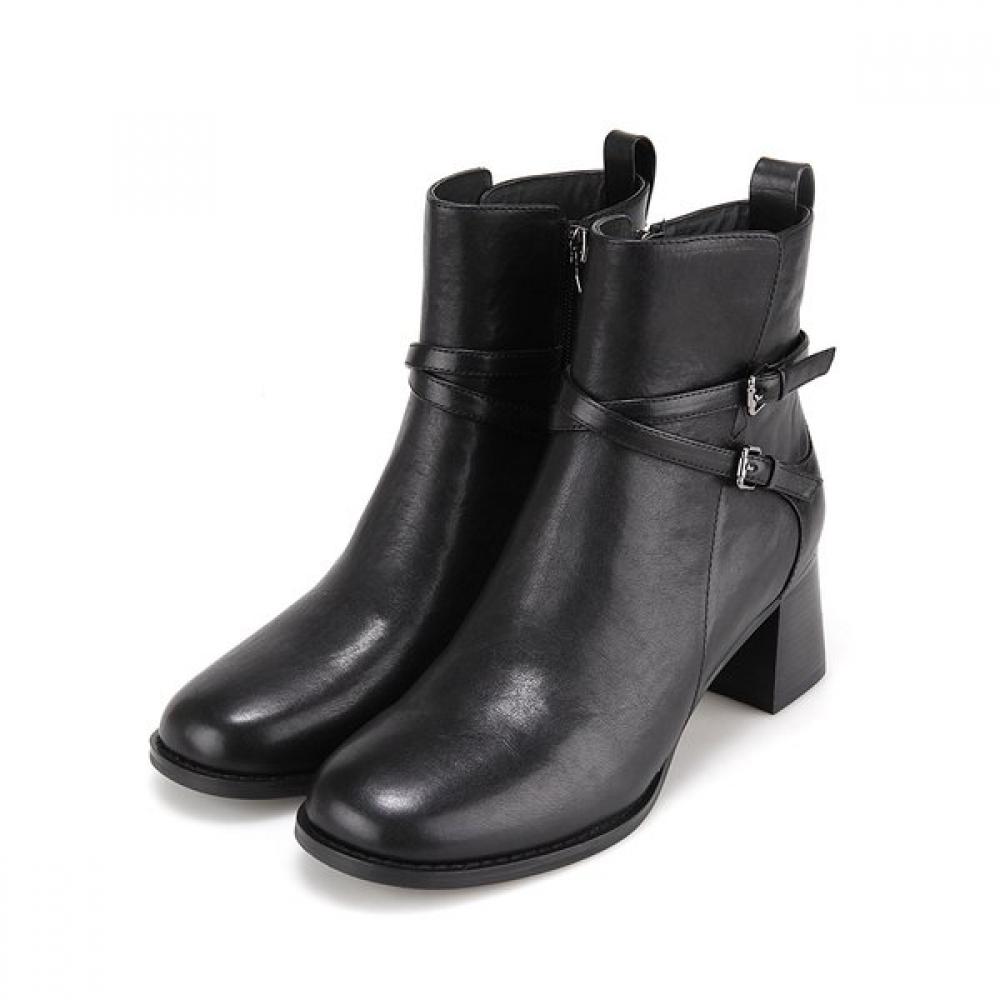 

Barbara Leather Square Toe 6cm Ankle Boots Bbh868bk 250mm