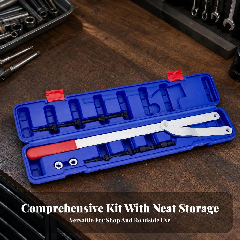 Interchangeable Pin Pulley Wrench Specialty for Workshop, Garage, Auto Mechanics