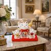 Kiln Fulfillment of Yakushi Painted Fulfillment of 7340 Saidō Figurine, Wishes, 8cm, Kiln, Wishes, Maneki-neko (beckoning Cat),