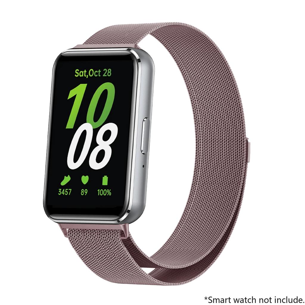 Pasek ze stali nierdzewnej do smartwatcha Samsung Galaxy Fit 3, bransoletka magnetyczna typu pętla mediolańska, opaska na nadgarstek Fit3, etui na nadgarstek