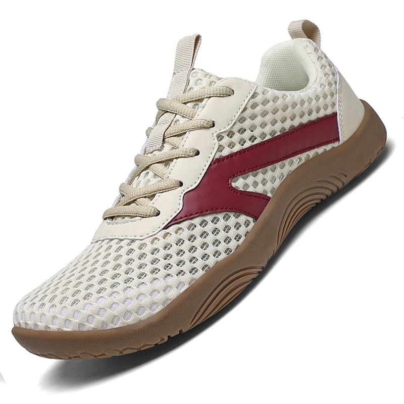Men Breathable Mesh Sneakers Wide Toe Box Cross-training Shoes Zero Drop Minimalist Casual Shoes Plus Size 39-48
