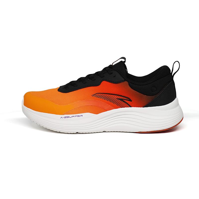 Anta Wuyue Wangyue Men Low Top Running Shoes Sunrise Orange Black Tangerine 112617766R-4 39