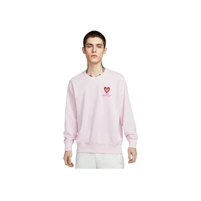 Nike Roupa Esportiva FW25 Moda Minimalista Moletom Gola Redonda Homem Moletom Rosa IB8233663