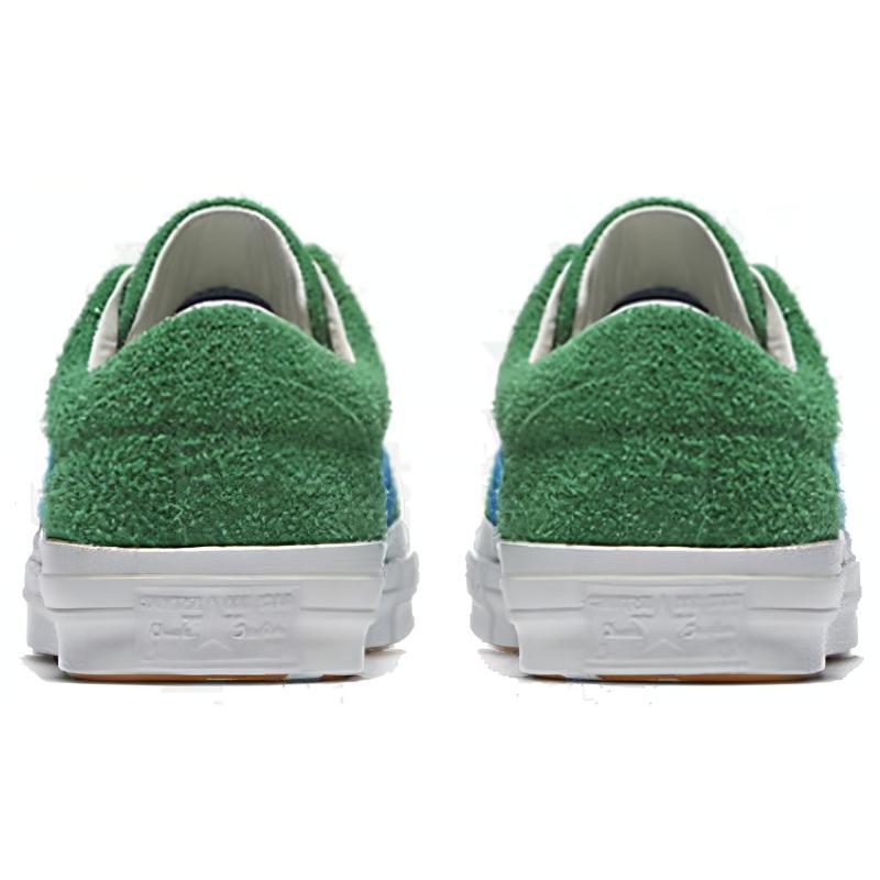 Golf Le Fleur X Converse One Star Ox 'Jolly Green' Retro Collaboration Fashion Non-Slip Lightweight Low-Top Sneakers Unisex Green.