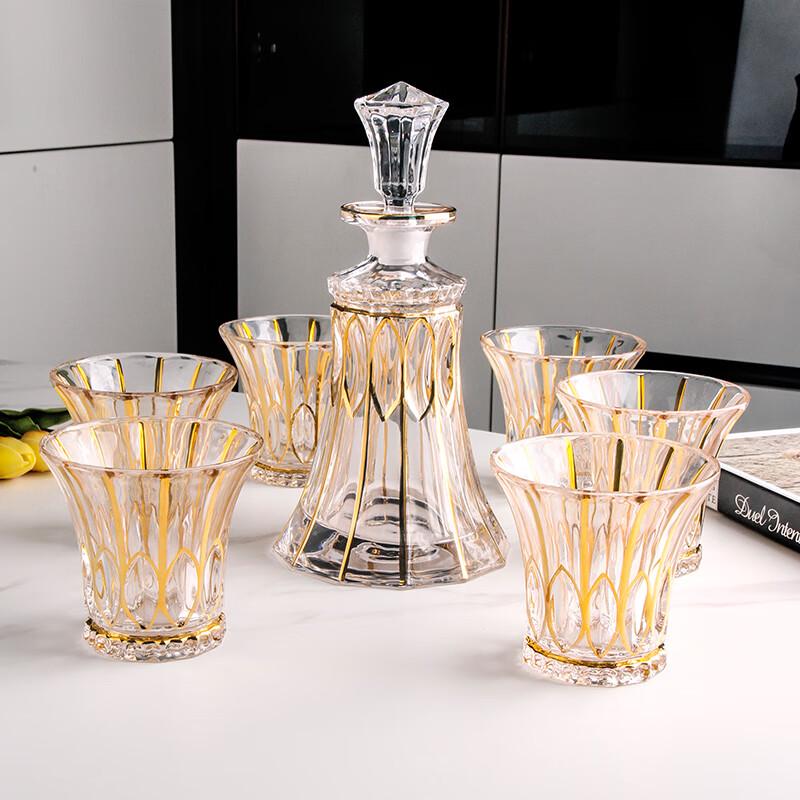 

Flevents European Crystal Whiskey Decanter Set