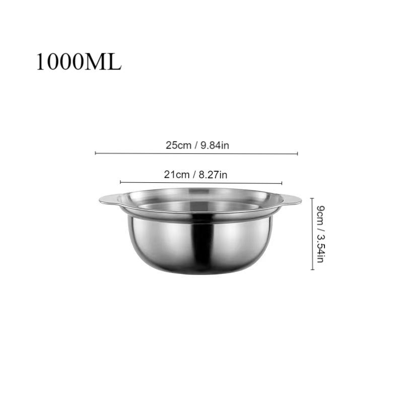 Stainless Steel Drain Basket Fruit Vegetable Washing Basin Rice Sieve Filter Kitchen Salad Egg Mixing Bowls Drainer Container