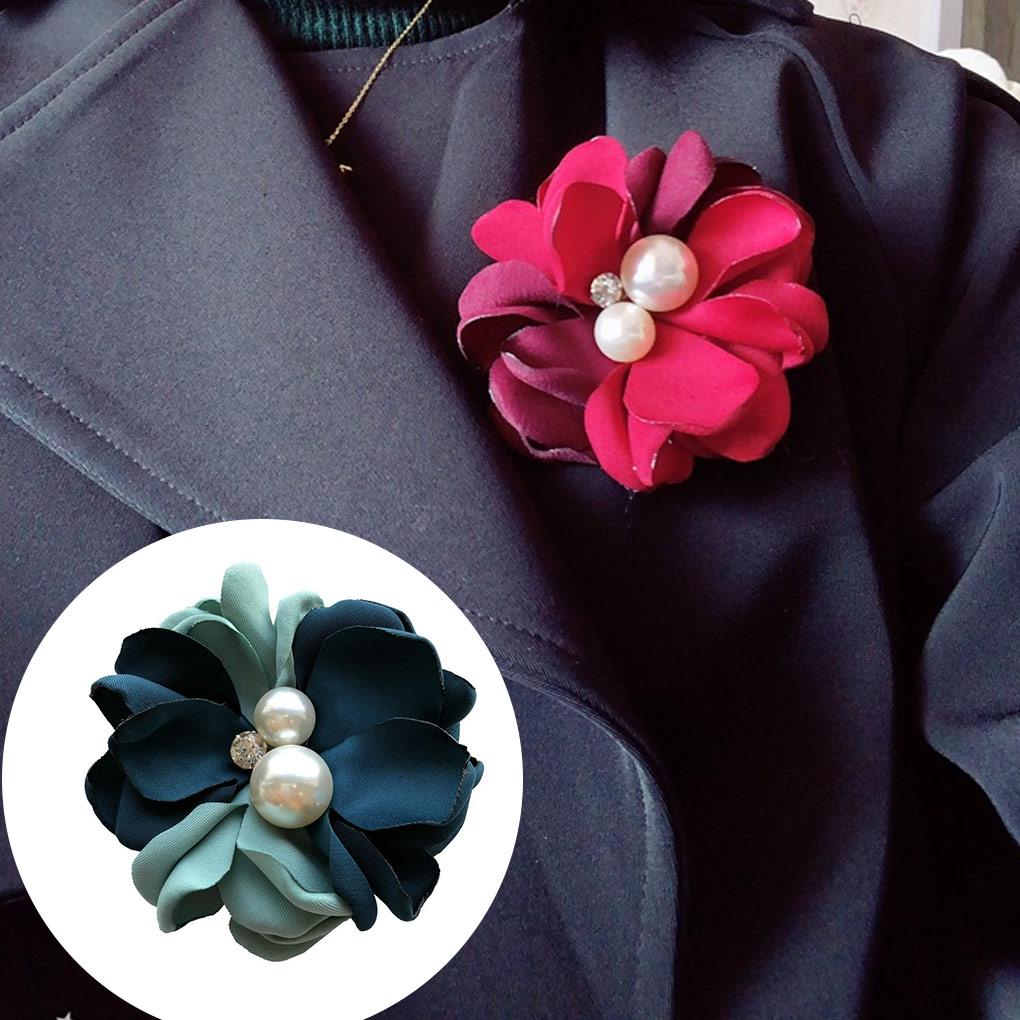 Green Flower Hair Clip Beautiful Accessory For Any Hairstyle Brooch Gift Elegant And Realistic