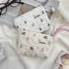 Floral Quilted Cotton Sanitary Napkin & Coin Storage Bag - Large Capacity, Soft, Cute Design