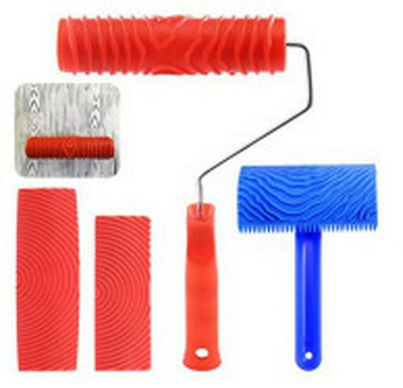 Wood Grain Tool Set for Imitation Paint Application on Furniture and Surfaces