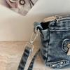 Denim Tasche Damen Schulter Umhängetasche Handytasche
