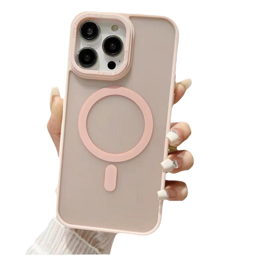 Magnetic Suction Suitable for Apple IPhone 16 Promax Matte Phone Case Apple 15 Skin Feeling 14 Protective Case