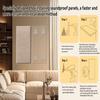 Triangle Soundproof Panel Mounting Clips Push In Type For Secure Wall Attachment In Home For Studio Theater Settings