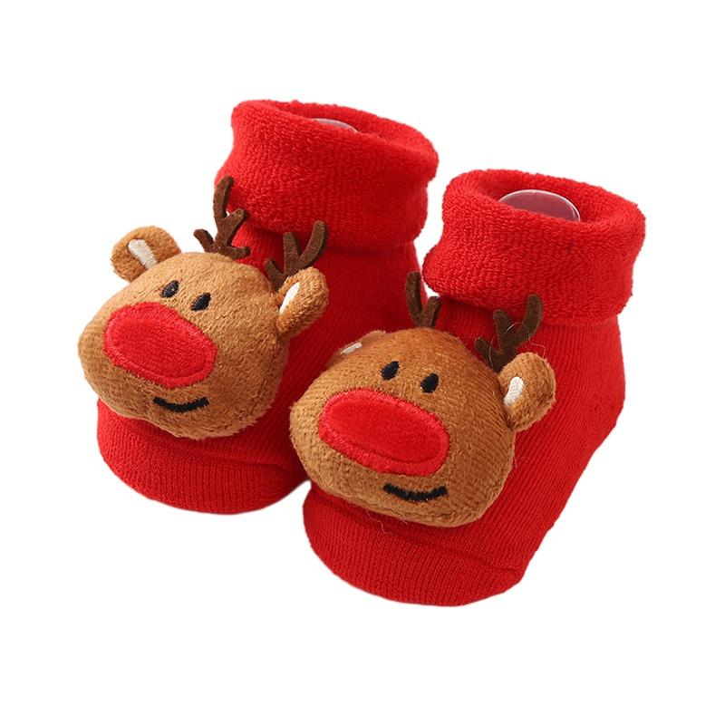 

Детские носки Нескользящие носки для малышей Теплые детские носки Носки в рождественском стиле с героями мультфильмов для мальчиков и девочек