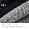 Men's Seamless Mid-Calf Socks - Pure Cotton, Antibacterial, Odor-Resistant, Sweat-Absorbent, Breathable for Spring/Fall/Winter Business Wear.