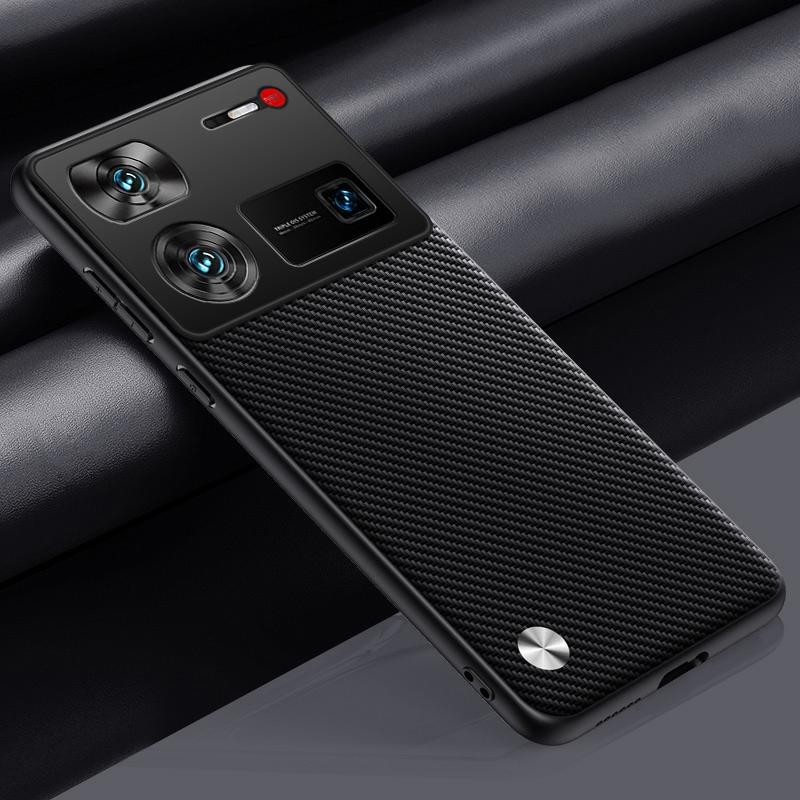 

Роскошный чехол из искусственной кожи для Nubia Z60 Ultra, задняя крышка, силиконовый чехол с полной защитой для телефона NubiaZ60 Ultra 5G Z60Ultra Coque For Nubia Z60 Ultra матовый черный