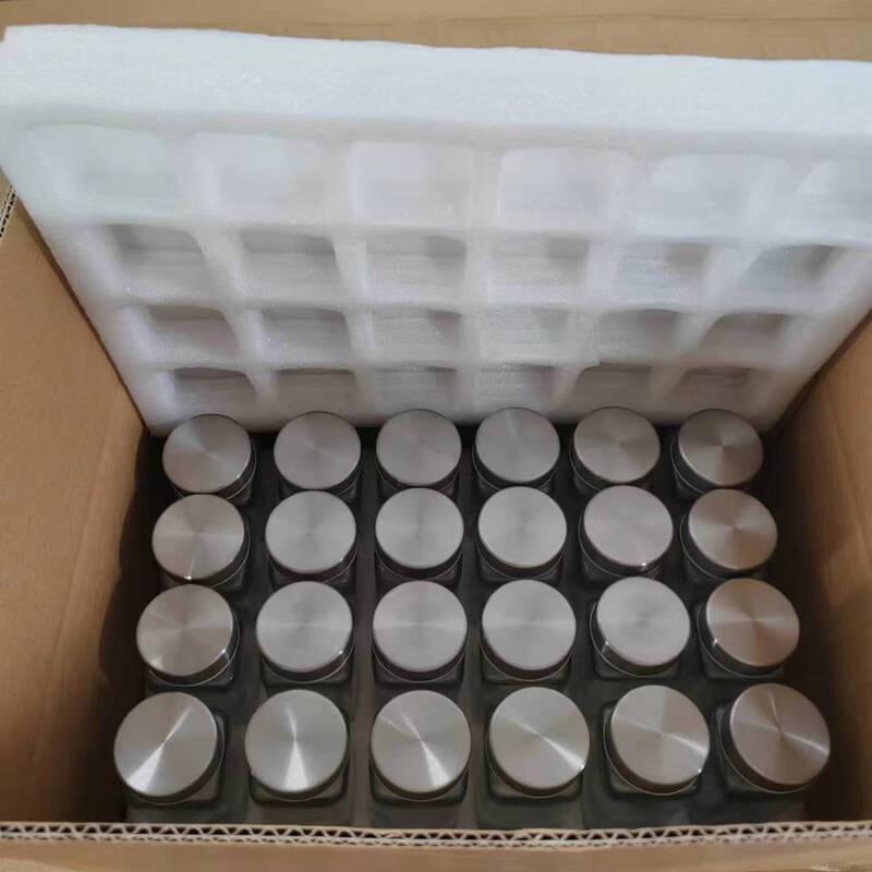 Квадратные стеклянные банки для специй ZISIZ с крышкой из нержавеющей стали, 120 мл / 4 унции