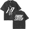 Washed Singer Tate Mcrae Album So Close To What Miss Possessive  World Tour T Shirts Men Women Fashion Oversized Tshirts