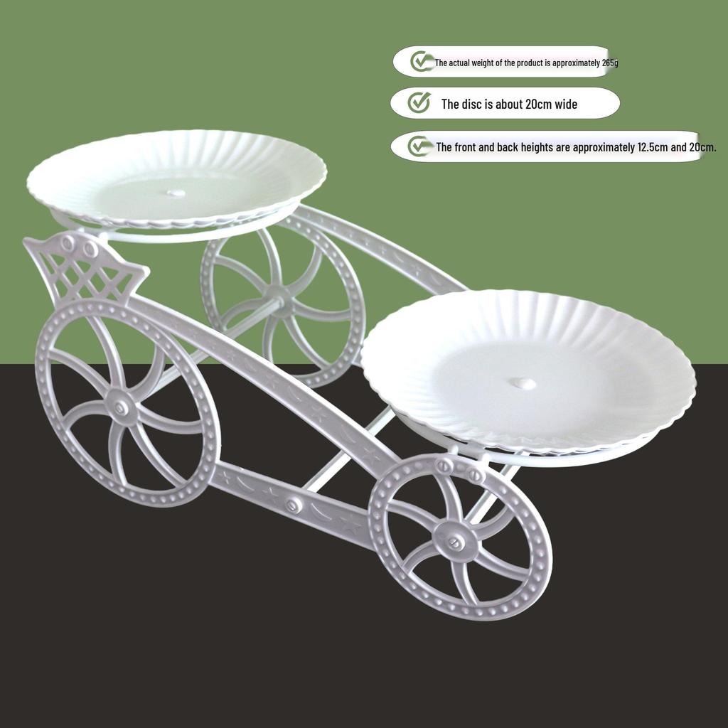 High-End Plastic Dessert Stand for Snack Display and Storage - Ideal for Weddings and Christmas