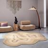 Irregular Carpets For Living Room Modern Style Bedroom Decor Carpet Thicken Lounge Anti-Slip Floor Mat Fluffy Plush Bedside Rug