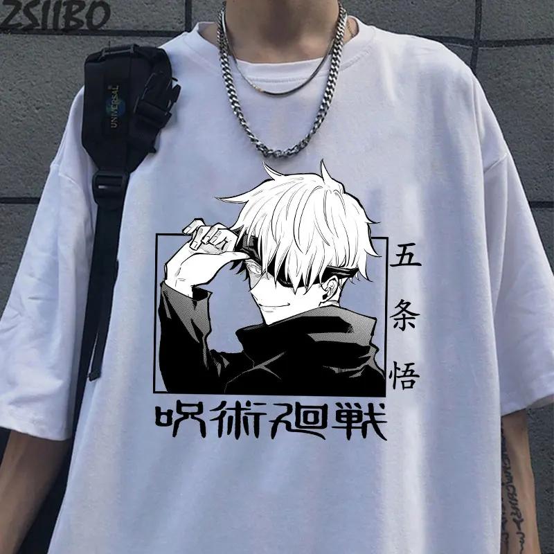 Anime Print T Shirt Short Sleeve O Neck Loose Women Summer Cool Tshirt Men Tee Shirt Tops