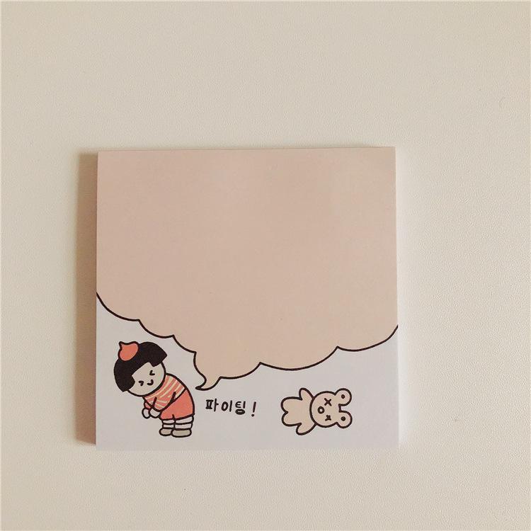 Memo Pad Bread No-sticky Note Paper Grid Square Notepad for Diary Decoration Student Stationery School Supplies