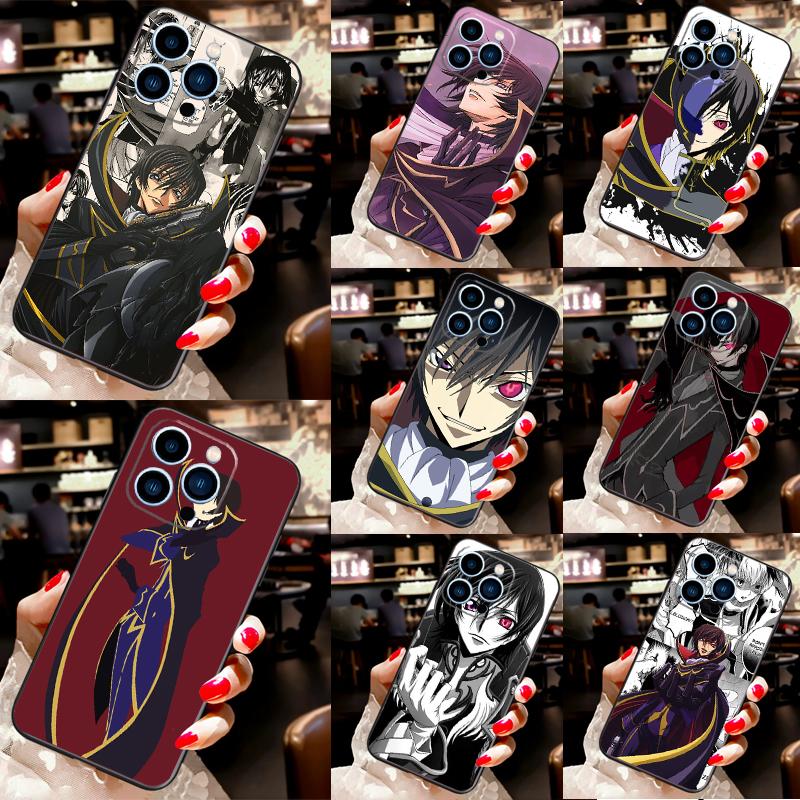 

Защитный чехол Lelouch Code Geass для iPhone 11 14 12 13 Pro Max Mini X XR XS Max 7 8 Plus SE 2020, чехол для телефона iPhone 7