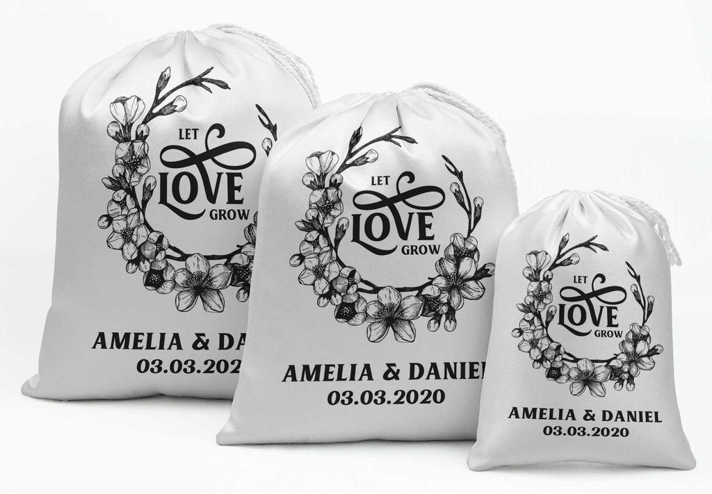 Darling Souvenir Schwarz Dankeschön-Geschenktüten für Hochzeiten, Party-Zubehör, Geschenkbeutel, Süßigkeitentüten, 15 Stück