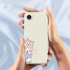 For iPhone 16e Case 3 Cute Dogs Pattern Printing Straight Edge TPU Phone Back Cover
