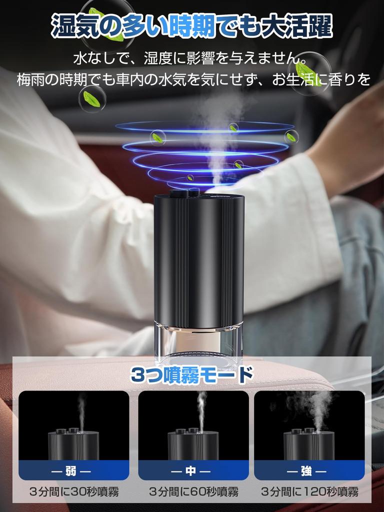 Car Aroma , Button Protrusion Design, Large Capacity 4.3 Fl Oz (110 Ml),