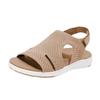 Summer fish head casual Velcro flying sandals low heels women's shoes origin color -3 large size