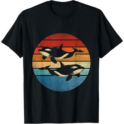 Retro Killer Whale T-Shirt