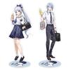 Anime Figure Genshin Impact Stand Acrylic Kamisato Ayaka Kamisato Ayato Milk Tea Standing Model Props Creative Desktop