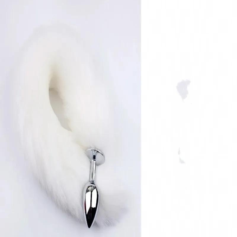 Sexy Fox Tail Anal Plug Anal Toy For Women Adult Sex Product Men Butt Plugs Stainles Steel Anal Plug Cosplay Sex Toys For Couple